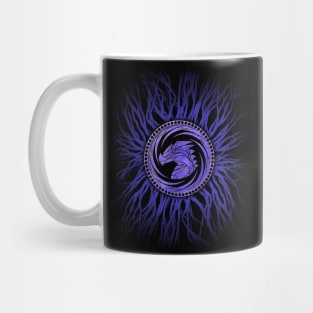 Dragon Coin and Roots - Color on Dark Mug